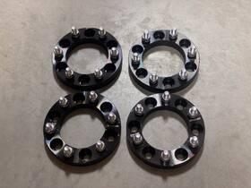 Lnsa1-100-645-645-12125-4 Lns Adapters Used 4 Pcs 1.0 Inch 25mm Wheel Spacers 6x4.5 Or 6x114.3 Fits Nissan Trucks Suv