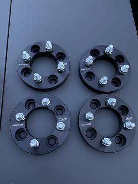 T100-4100-4425-1215-a1-4 Lns Adapters 4 Used 1 Inch 4x100 To 4x4.25 4x108 Wheel Spacers 25mm 12x1.5