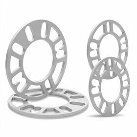 Lujiani B0dmdvyddm 4 Pack Universal Wheel Spacers 0.24 Inch 6mm Die Cast Replacement Aluminu