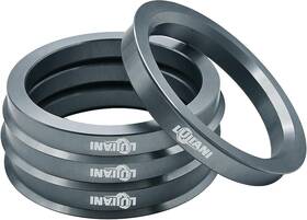 Lujiani B0dn64b5n5 4 Pack Universal Car Hub Centric Ring Od 73.1mm To Id 60.1mm Gunmetal Gray