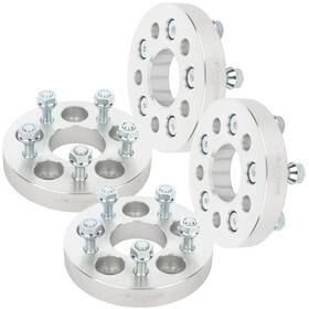 12317728 Luxfineparts 4 Pcs 12x1.25 Thick Wheel Spacers Fit For 1993-2023 Subaru Impreza 5x100 25mm