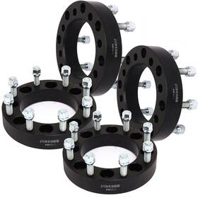 12317729 Luxfineparts 4pcs 1.5 Inch Wheel Adapters 8x6.5 For 2001-2010 Gmc Sierra 2500 Hd 3500 To 8x180