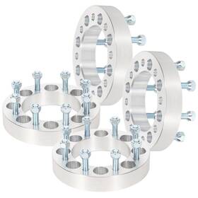 12317755 Luxfineparts 4x 14x1.5 Wheel Spacers Fits Gmc Chevy Silverado 2500hd C/k 2500 3500 8x6.5 1.5 Inch