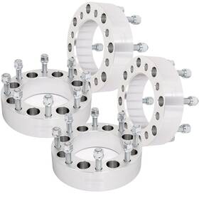 12317761 Luxfineparts 4 Pcs 2 Inch Wheel Adapters 8x6.5 Fits Chevy Silverado Gmc Sierra 2500 Hd To 8x180