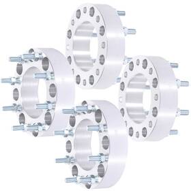 12317778 Luxfineparts 4x 2 Inch Wheel Spacers 14x1.5 Fits 2011-2023 Chevy Silverado 2500 Hd 3500 8x180