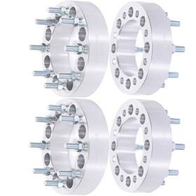 12317779 Luxfineparts 4 Pcs 9/16 Inch Studs Wheel Spacers 2 For Dodge Ram 2500 3500 1994-2010 8x6.5