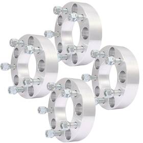 12323262 Luxfineparts 4 Pcs 5x5 Wheel Spacers 5x127 Fits 2011-2023 Jeep Grand Cherokee Wk2 14x1.5 1.5 Inch