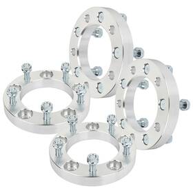 12323306 Luxfineparts 4 Pcs 5x5.5 Wheel Spacers 1 Inch For Dodge Ram 1500 Ford F150 Bronco 1/2 X20 25mm
