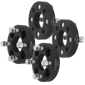 12323334 Luxfineparts 4 Pcs 12x1.5 Wheel Spacers 25mm For Honda Civic Mazda Miata 1992-2005 4x100 1 Inch