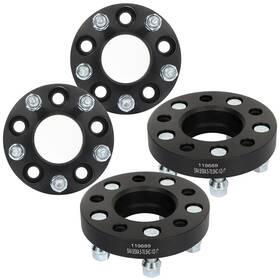 12339184 Luxfineparts 4x 1 Inch Hub Centric Wheel Spacers 5x4.5 Fits Ford Mustang Ranger Explorer 1/2 -20