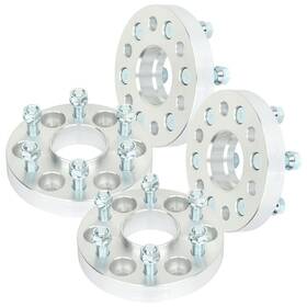 12339204 Luxfineparts 4 Pcs Hub Centric Wheel Spacers 1 Inch For 2015-2022 Chevy Colorado Gmc Canyon 6x120