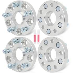 12339216 Luxfineparts 4pcs Hub Centric Wheel Spacers 5x4.5 For 2005-2015 Toyota Tacoma 5 Lug 12x1.5 1 Inch