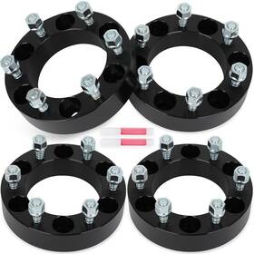 12339219 Luxfineparts 4 Pcs 1.5 Inch 6x5.5 Wheel Spacers Fit For Ford Ranger 2013-2022 6x139.7 12x1.5