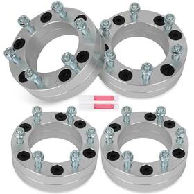 12339221 Luxfineparts 4x 5x5.5 2 Inch Wheel Spacers Fits Ford F-150 Dodge Ram 1500 5 Lug To 6 6x5.5