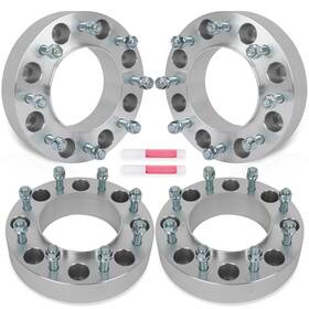 12339229 Luxfineparts 4x Hub Centric Wheel Spacers 2 Inch Fits Ford F350 Super Duty Dually 2005-2023 8x200