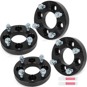 12339230 Luxfineparts 4 Pcs 12x1.5 1 Inch Wheel Adapters 4x100 For 1980-2005 Honda Civic Lug To 4x114.3