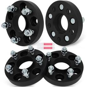 12339233 Luxfineparts 4 Pcs Hub Centric Wheel Spacers 5x108 For Ford Escape Focus 2013-2022 1 Inch 5 Lug