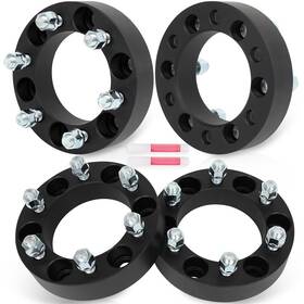 12339240 Luxfineparts 4 Pcs Wheel Adapters 1.5 Inch For Chevrolet Silverado Gmc Sierra 1500 6x5.5 To 6x135