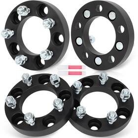 12339241 Luxfineparts 4 Pcs Wheel Adapters To 5x114.3 For 1991-2004 Chevy S10 Gmc Sonoma 5x120.65 1 Inch