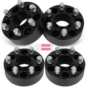 12359206 Luxfineparts 4 Pcs Hub Centric Wheel Spacers 2 Inch For 2015-2022 Chevy Colorado Gmc Canyon 6x120