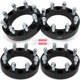12359213 Luxfineparts 4 Pcs Wheel Adapters 8x170 For Ford F250 F350 Super Duty 2003-2022 To 8x6.5 1.5 Inch