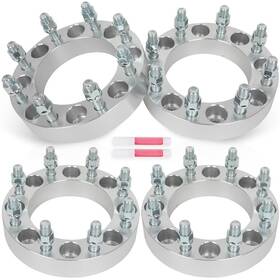 12359215 Luxfineparts 4pcs 1.5 Inch Wheel Adapters 8x6.5 To 8x170 For Dodge Ram 2500 1994-2014 9/16 Studs