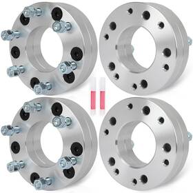 12359221 Luxfineparts 4 Pcs 2 Inch Wheel Adapters 5x135 To 6x5.5 For Ford F-150 5 Lug 6 1997-2003