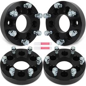 12359238 Luxfineparts 4pcs 1.25 Inch Wheel Adapters 6x4.5 To 6x5.5 Fits Dodge Durango 1997-2003 1/2 Studs