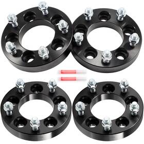 12359249 Luxfineparts 4pcs 1 Inch Wheel Adapters 5x114.3 To 5x127 For Ford Mustang Explorer Ranger 1/2 X20 12359249 Luxfineparts 4pcs 1 Inch Wheel Adapters 5x114.3 To 5x127 For Ford Mustang Explorer Ranger 1/2 X20