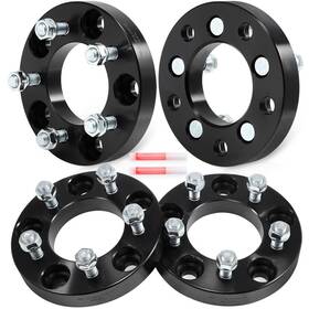 12359253 Luxfineparts 4 Pcs Wheel Adapters 1 Inch / 25mm For Jeep Wrangler Jk 2007-2018 5x127 To 5x114.3