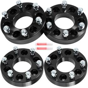 12359258 Luxfineparts 4pcs Wheel Adapters 1.25 Inch For 2002-2009 Chevy Trailblazer Gmc Envoy 6x5 To 6x5.5
