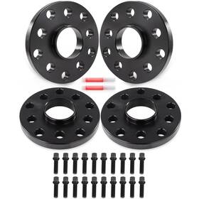 12368765 Luxfineparts 4 Pcs Hub Centric 15mm Wheel Spacers 5x100/ 5x112 For Vw Golf Jetta Tiguan Eos