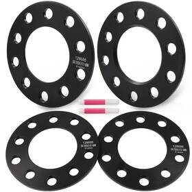 12368778 Luxfineparts 4 Pcs 1/4 Inch 6mm Wheel Spacers For Ford Jeep Mazda Subaru 5 Lug 5x4.5 Or 5x4.75