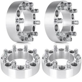 12368785 Luxfineparts 4 Pcs 9/16 Inch Studs Wheel Spacers 2 8x6.5 For Dodge Ram 2500 3500 1994-2014
