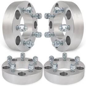 12368795 Luxfineparts 4 Pcs 12x1.5 1.5 Inch Wheel Adapters For Ford F150 1997-2003 5x135 To 5x114.3 5 Lug