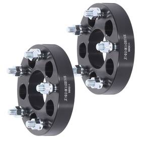 12375121 Luxfineparts 2 Pcs 5x4.5 To 5x5 1.25 Inch Wheel Adapters For Jeep 5x114.3 Model With 5x127