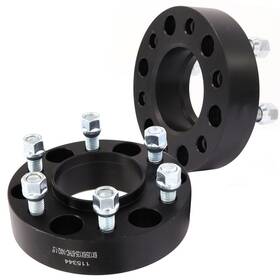 12375125 Luxfineparts 2 Pcs 6x135 1.5 Inch Hub Centric Wheel Spacers For Ford F150 Expedition 2004-2014