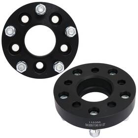 12375133 Luxfineparts 2pcs Hub Centric Wheel Adapters To 5x5 1.25 Inch For Jeep Wrangler Yj Tj Kj Zj 5x4.5