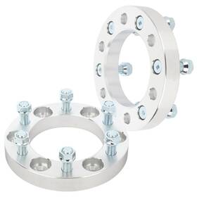 12375841 Luxfineparts 2pcs 25mm 1 Inch Wheel Spacers For 1999-2023 Chevy Silverado Sierra 1500 6x5.5 6 Lug