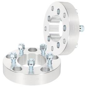 12375854 Luxfineparts 2 Pcs 5x5.5 1.5 Inch Wheel Adapters To 5x4.5 For Dodge Ram 1500 1994-2001 1/2 X20