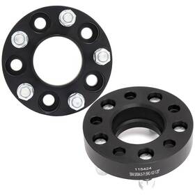 12392386 Luxfineparts 2pcs 1/2 Inch X20 Hub Centric Wheel Spacers For Jeep Cherokee 1980-2001 5x114.3 1.25