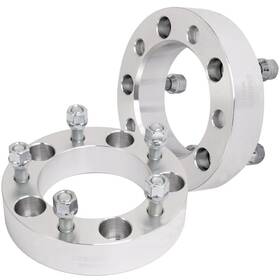 12392387 Luxfineparts 2x 5x5.5 1.5 Inch Wheel Spacers For Jeep Cj5 Cj6 Cj7 Ford F150 E150 1/2 Studs 5.4l