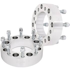 12392401 Luxfineparts 2pcs 2 Inch Wheel Adapters 8x6.5 To 8x180 For Chevy Silverado Gmc Sierra 2500 Hd