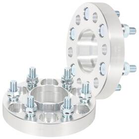 12392403 Luxfineparts 2x 6x4.5 6x114.3 1 Inch Hub Centric Wheel Spacers For 2005-2024 Nissan Frontier 25mm
