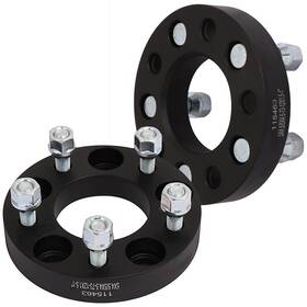 12392406 Luxfineparts 2pcs 12x1.5 1 Inch Wheel Spacers 5x4.5 For 1997-2022 Toyota Rav4 Honda Cr-v Accord