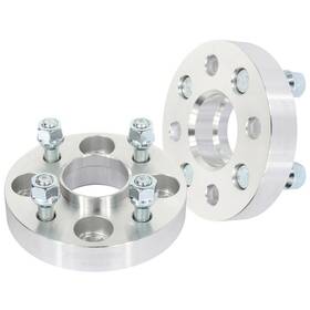 12402457 Luxfineparts 2x 4x100 1 Inch Hub Centric Wheel Spacers For 2006-2020 Honda Fit 79-05 Civic