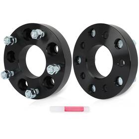 12402501 Luxfineparts 2 Pcs 5x5 1.25 Inch Wheel Adapters To 5x5.5 For 1999-2010 Jeep Grand Cherokee Wj Wk