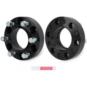 12402508 Luxfineparts 2x 12x1.5 1.5 Inch Hub Centric Wheel Spacers 6x5.5 For Ford Ranger 2013-23 2.7l 2.3l