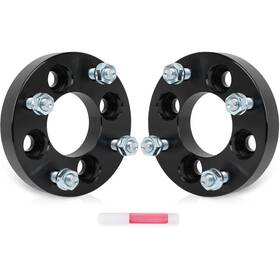 12402525 Luxfineparts 2pcs 12x1.5 Wheel Adapters 4x100 1 Inch For Honda Civic 1980-2005 4 Lug To 4x114.3