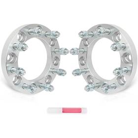 12402541 Luxfineparts 2pcs 9/16 Inch X18 Wheel Spacers 8x6.5 For Dodge Ram 2500 3500 Ford F-250 1 / 25mm
